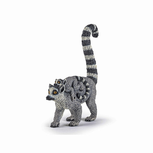 PAPO FIGURINA LEMUR CU PUI - Imagine 1