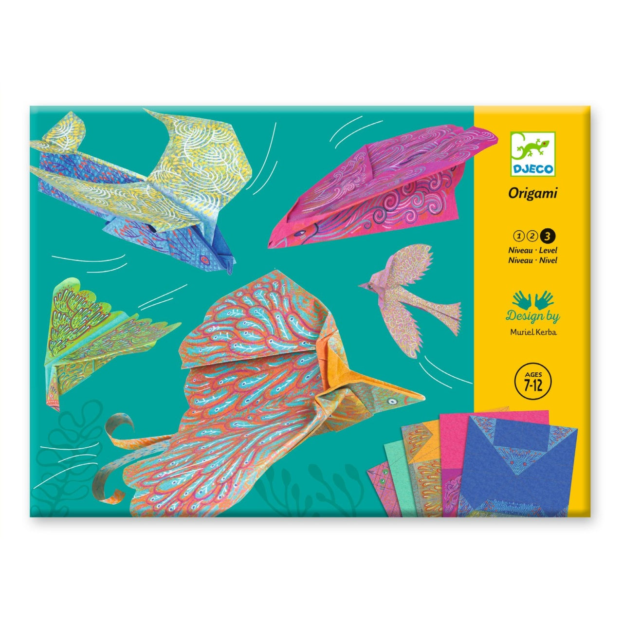 Joc creativ origami Pasari inaripate, Djeco - Imagine 1 [ps:01bec03e-1b84-488c-b245-9872bdf48023]
