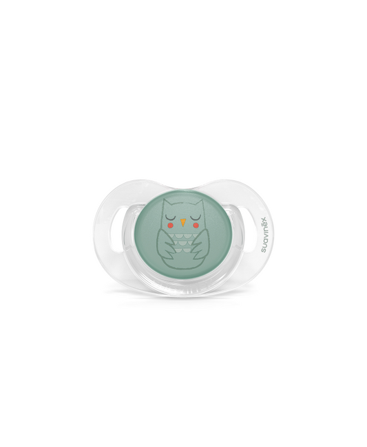 Suzetă anatomică SX Pro din silicon Premium 0-6m Bufniță mentă Bonhomia [ps:067266a8-a502-45cf-9860-c3df723133bd]