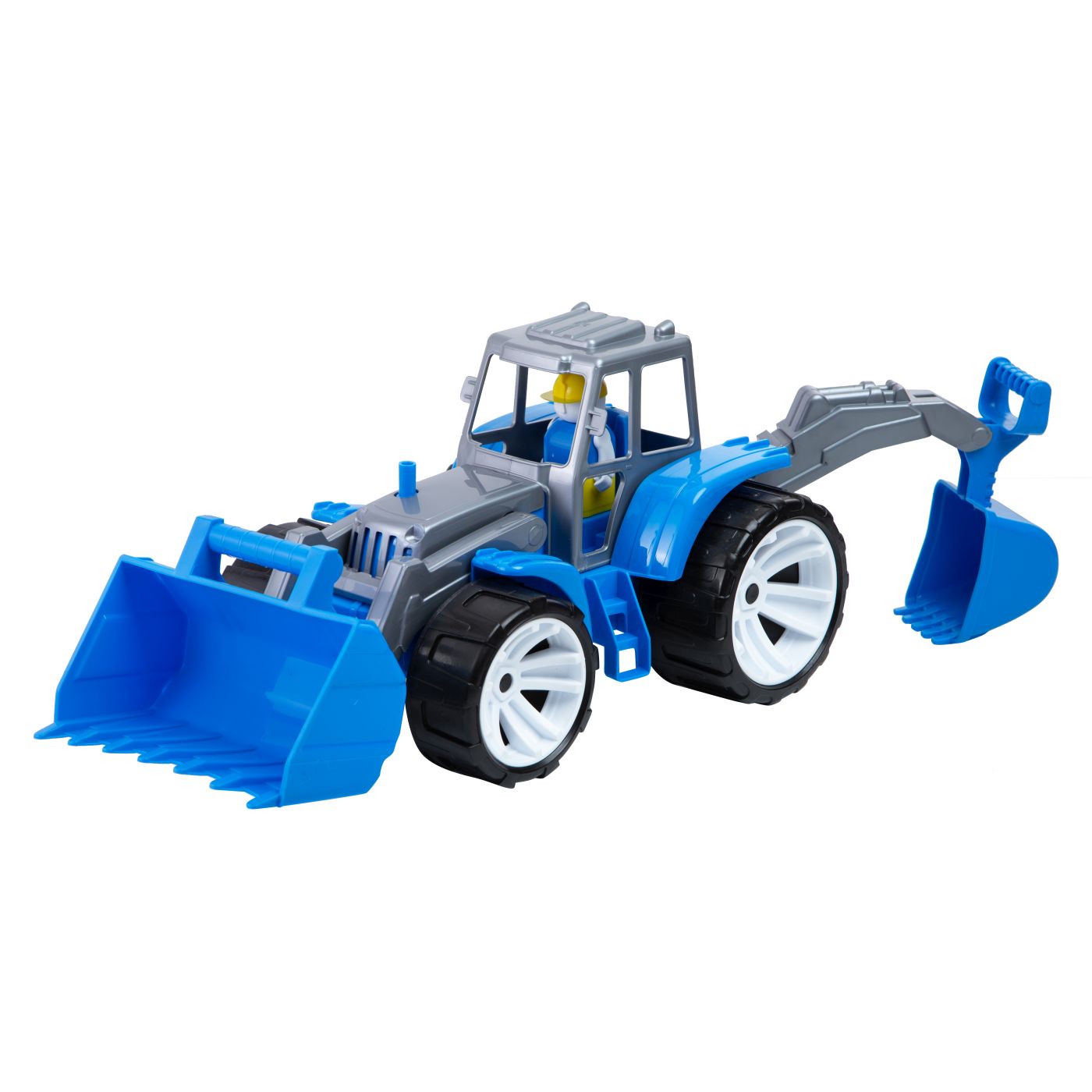 Tractor BAMS 2 cu 2 Cupe Militar - Viva Toys - ALBASTRU GRI (1) [ps:e0e3afdb-6e65-4cb8-838d-940e4cbd71b2]