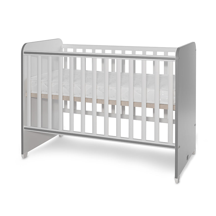 Pătuț Bebe Lorelli Sweet Dream, 60x120 cm, White Stone Grey - White Stone Grey (1) [ps:25fd078d-ba98-4152-9355-8d2863bc3330]