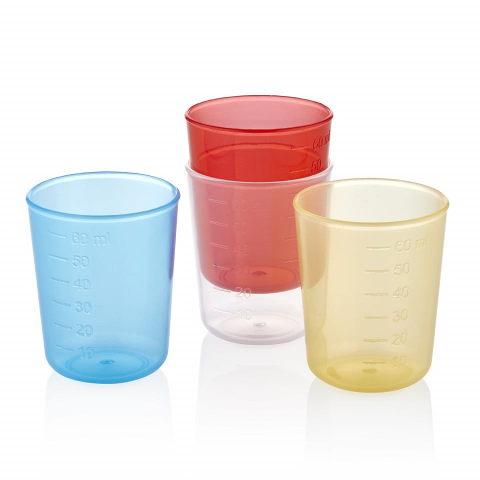 Set 4 pahare My First Cup Rainbow BabyJem - Imagine 1