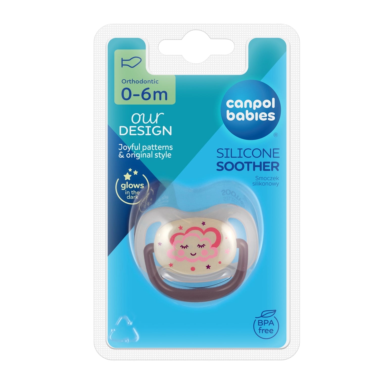 Canpol Babies Suzeta Orthodontica Din Silicon 0-6M 1Buc - Imagine 1 [ps:e1313371-909d-4d4d-809c-1fa03edd9ba6]