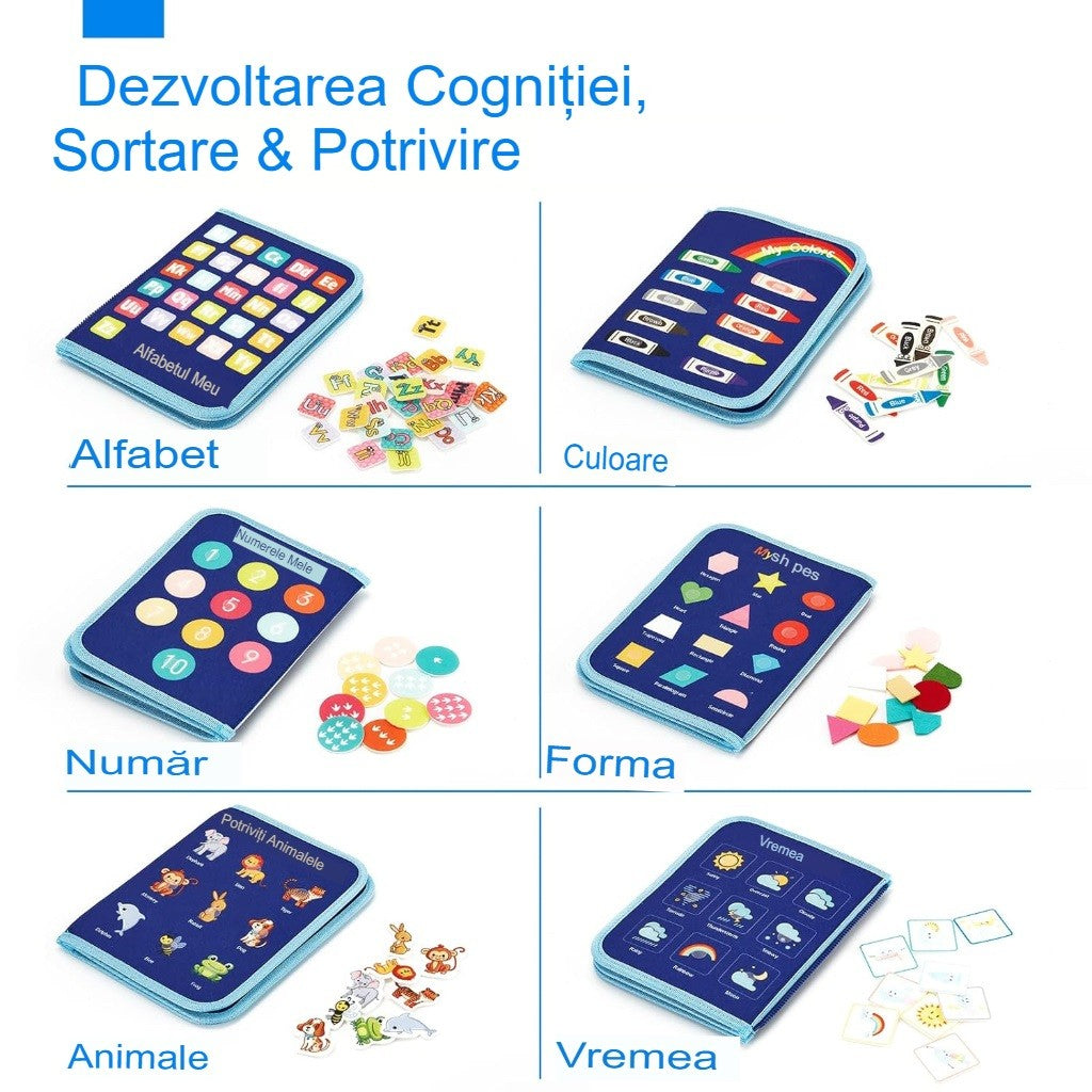 Carte Senzorială Montessori Flippy Dinozauri, 5 Pagini - Default Title (1) [ps:4d868558-794d-4a86-a3fe-50449362c7bc]