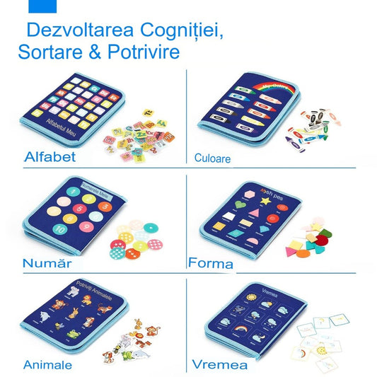 Carte Senzorială Montessori Flippy Dinozauri, 5 Pagini - Default Title (1) [ps:4d868558-794d-4a86-a3fe-50449362c7bc]