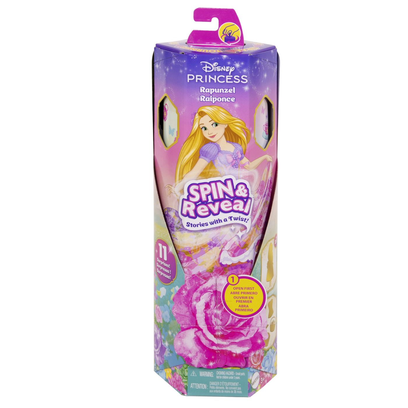 DISNEY PRINCESS SPIN AND REVEAL PAPUSA RAPUNZEL Mattel - Imagine 1 [ps:f2491d7c-8c30-4009-b7bb-9ca2b640af32]