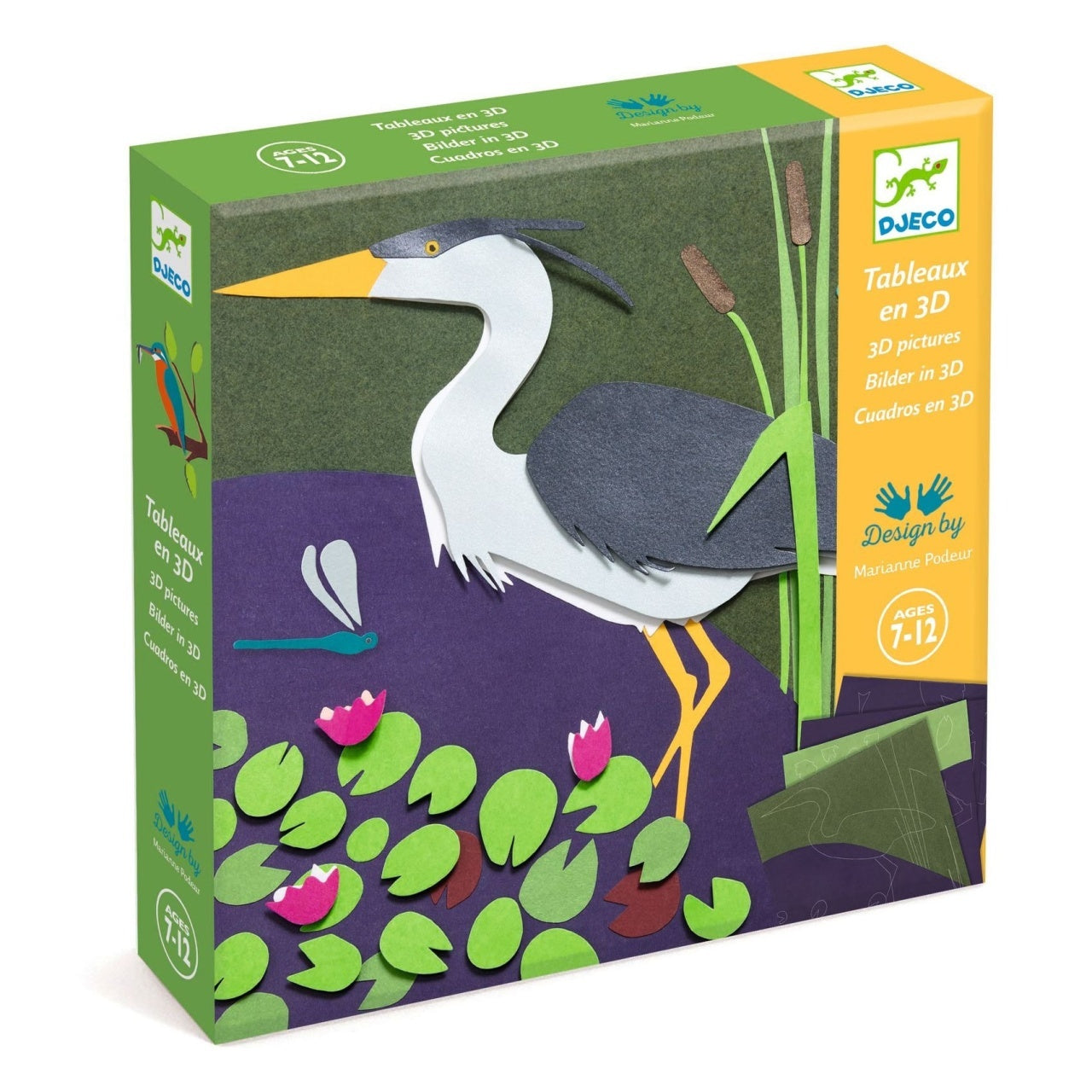 Set creativ 3D din hârtie, Djeco - Imagine 1 [ps:f4c084ca-78cc-4075-8e3d-8d6946f1c2b9]