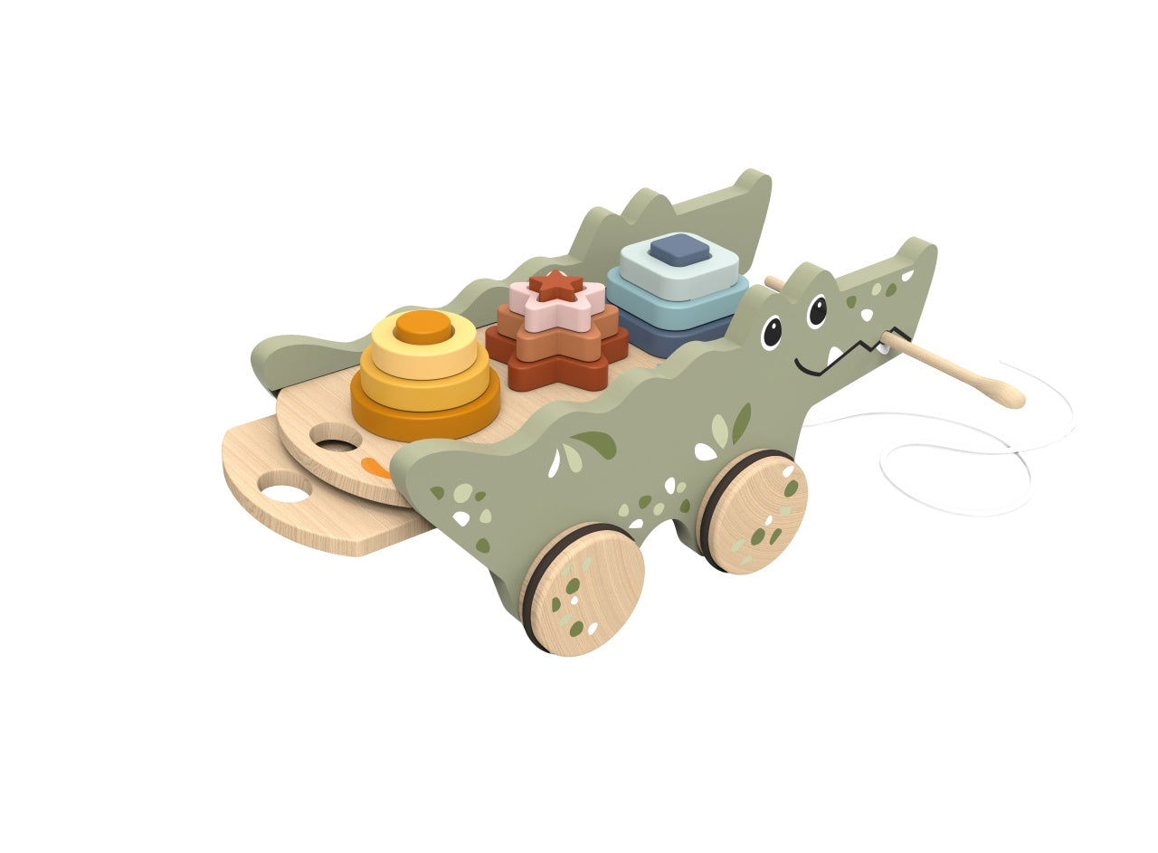 Crocodil din Lemn cu Xilofon și Stivuire - Speedy Monkey - Default Title (1) [ps:e1fc2e9c-91be-4678-a6ea-a830eb7483cd]