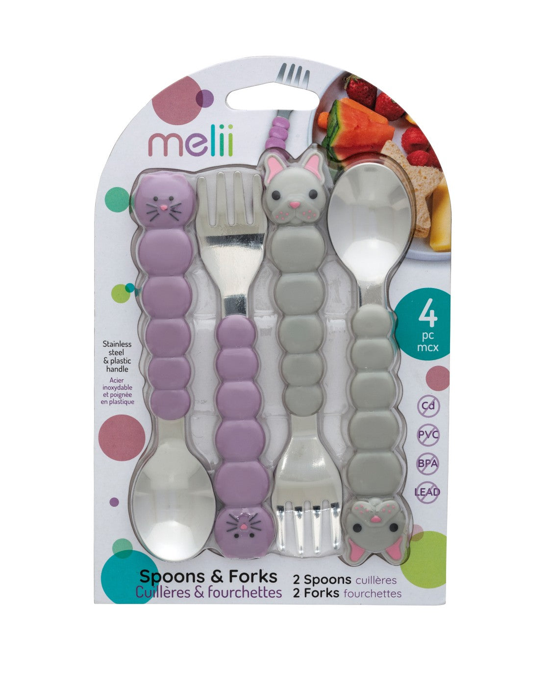 SET 4 TACAMURI COLORATE, MELII, MODEL PISICA&BULLDOG - Imagine 1 [ps:e0761e89-16bd-4497-9e67-68f9fa11a2b2]