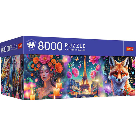 PUZZLE TREFL 8000 PREMIUM PLUS LUMEA COLORATA CU POSTER - Imagine 1 [ps:65110068-8519-4284-a852-1f313cae53c9]