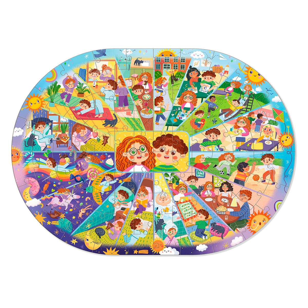 Puzzle Rutina Zilnică 100 piese Dodo Toys - Educativ - Default Title (1) [ps:d0a4b706-44b2-4570-ae31-f727ecd14012]
