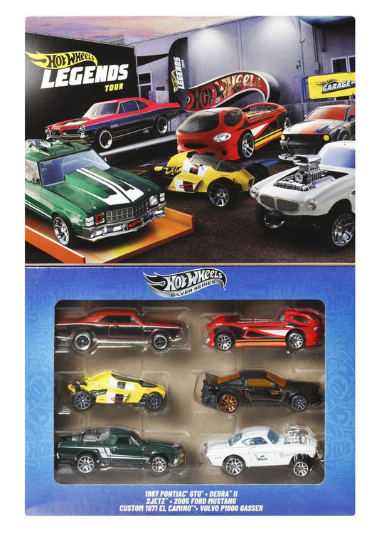 HOT WHEELS LEGENDS SILVER SERIES SET 6 MASINUTE METALICE - Imagine 1 [ps:1004f40e-616e-460d-8c09-7fd547ac79f9]