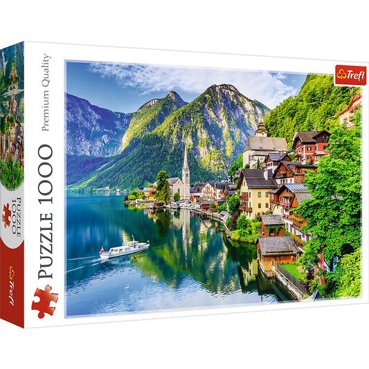 PUZZLE TREFL 1000 HALLSTATT AUSTRIA - Imagine 1 [ps:5716eaf5-4c18-4019-b512-256ddb26a84b]