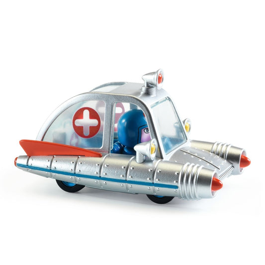 Ambulanta spatiala, Colectia Crazy Motors, Djeco - Imagine 1 [ps:41564930-efb7-4e33-82c0-87b09275b2e3]