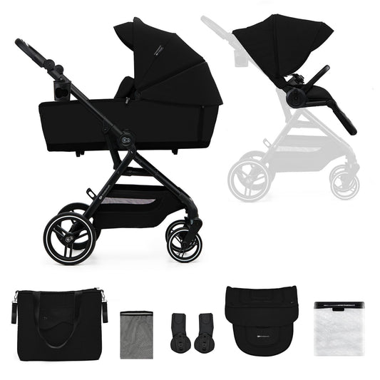 CARUCIOR KINDERKRAFT YOXI 2IN1, PURE BLACK - Bej [ps:46998845-db51-4e8c-87a1-2b08b68c3c00]