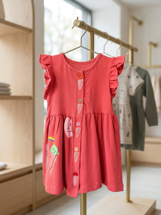 Rochie fetiță cu înghețată și curcubeu, bumbac, Osso - 3 ANI (1) [ps:bb827d63-28a1-460c-9ce0-dd8397f69805]