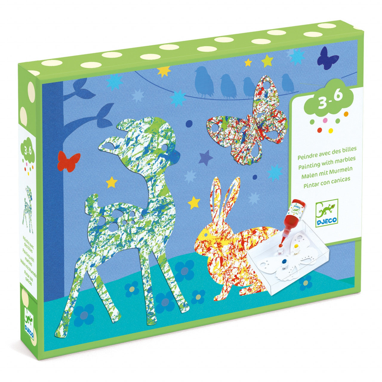 Joc creativ pictura cu bile din sticla Animale, Djeco - Imagine 1 [ps:9d4b3ae5-4f60-4088-a0db-e3bd59a4162f]