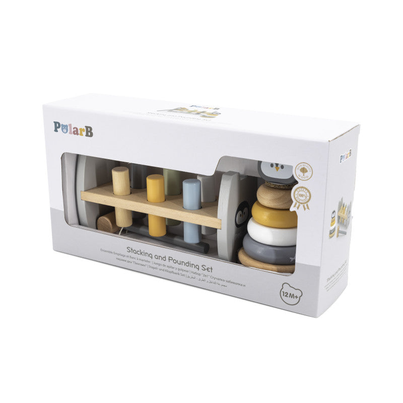 Set stivuitor si mini banc cu ciocan, Pinguin, PolarB Viga - Imagine 1 [ps:65c94185-7e5b-408d-81d6-b0135322bf5e]