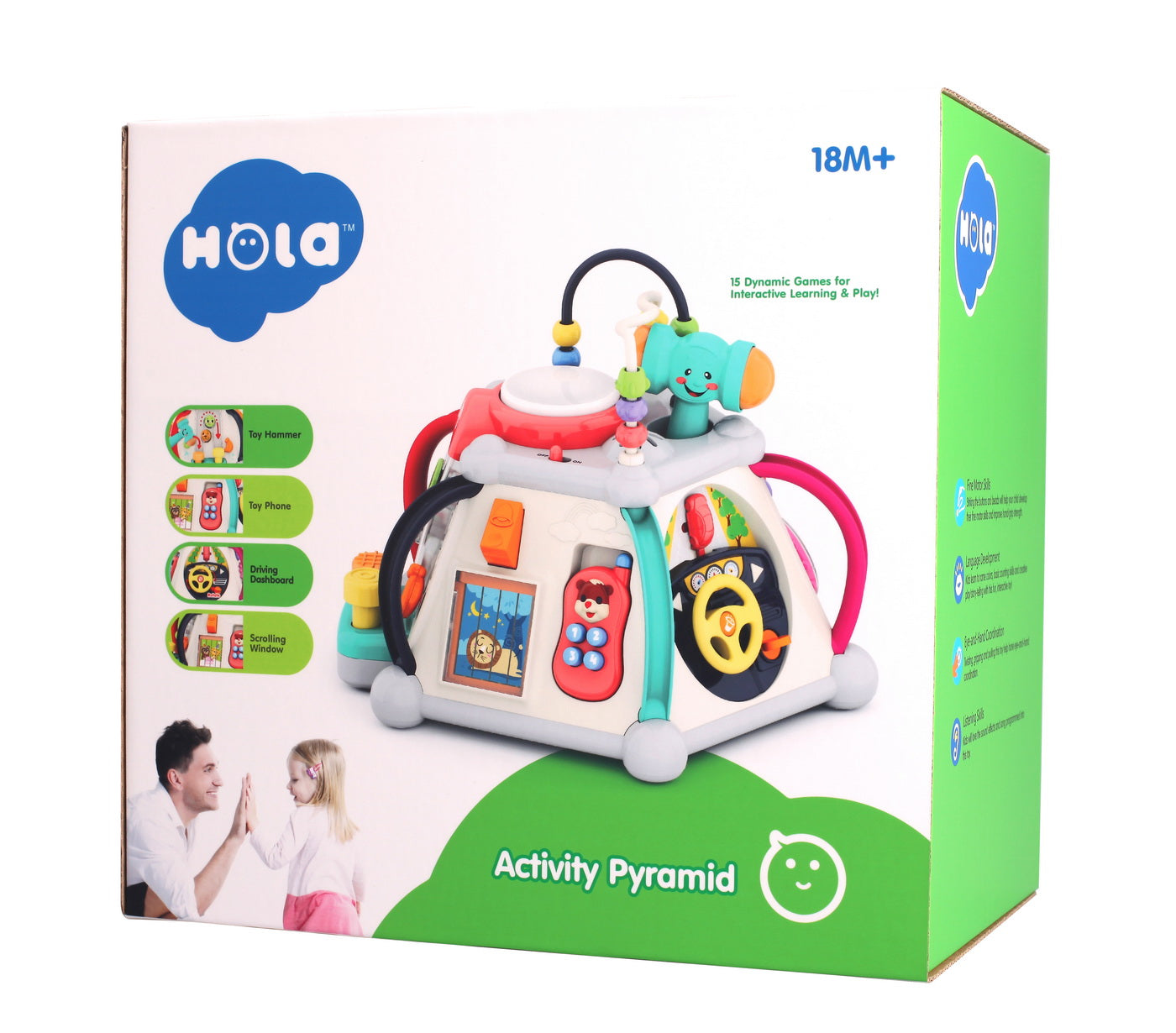 PIRAMIDA CU ACTIVITATI CU SUNETE SI LUMINI Jucarii Bebe - Imagine 1 [ps:dfa19ef7-db17-499b-8f78-40cff57ebbbd]