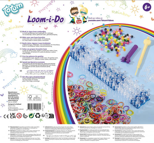 Set Creativ DIY Gherghef cu Elastice Totum - 700+ piese - Default Title (1) [ps:d69e4b89-1290-42cf-b777-be7cdfdad60b]