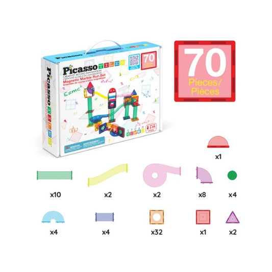 PICASSO TILES Circuit pentru bile, magentic, set de - Imagine 1 [ps:f1dbf05d-68a1-4c6b-ad7d-f225df28ed00]