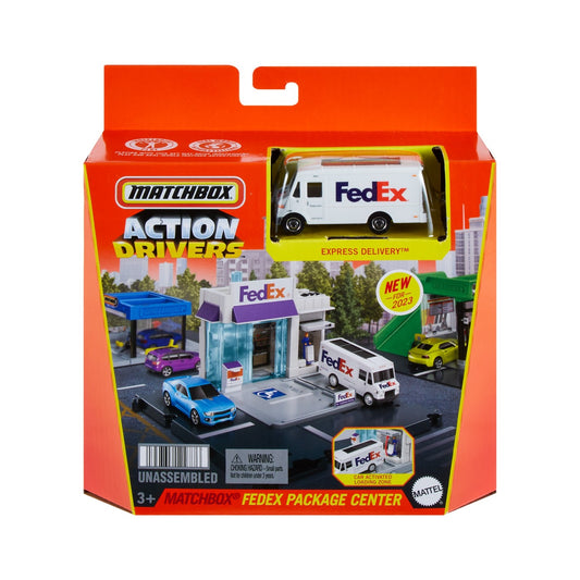 MATCHBOX SET ACTION DRIVERS CENTRUL DE COLETE FEDEX Mattel - Imagine 1 [ps:df0a38ab-3bc0-476b-853e-d0f30af259d7]