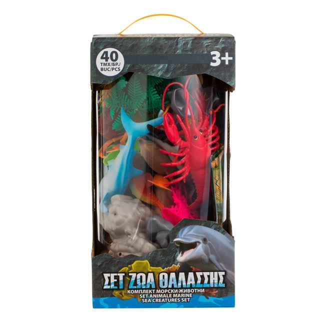 Set Joacă Animale Marine Jumbo - 40 Piese | infant.ro - Diferite (1) [ps:0ac663e8-3343-4a2f-887d-00f4fb89e8d2]