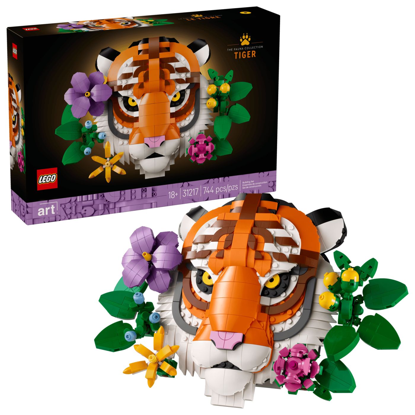 LEGO ART COLECTIA DE FAUNA TIGRU 31217 - Imagine 1