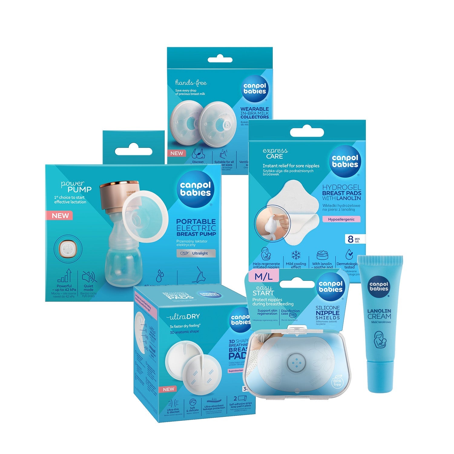 Pachet Esențial pentru Alăptare Canpol babies - Imagine 1 [ps:f07f1427-5dcf-4d22-8a91-85d57666378b]