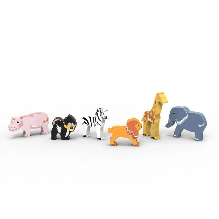 Set Animale Africa din Lemn, Speedy Monkey - 6 Figurine - Default Title (1) [ps:971033a7-45b3-436b-b6c7-7921d41e5aff]