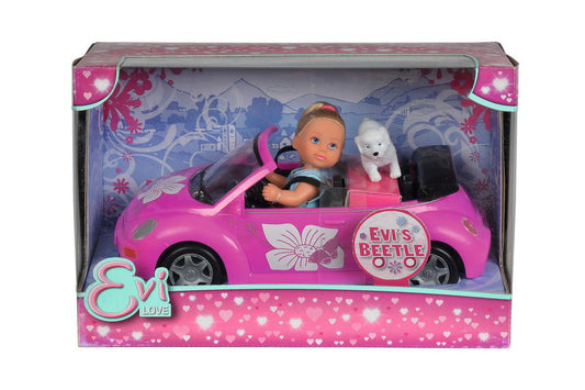 PAPUSA EVI CU MASINA BEETLE SI CATEL Simba - Imagine 1 [ps:8612f94a-21e4-4545-a89b-ecaa28f0f270]