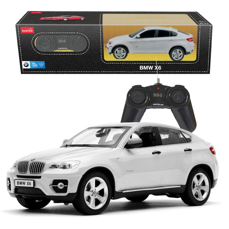 MASINA CU TELECOMANDA BMW X6 ALB CU SCARA 1 LA 24 [ps:be5b0597-23bb-44c5-916e-4c134e41b164]