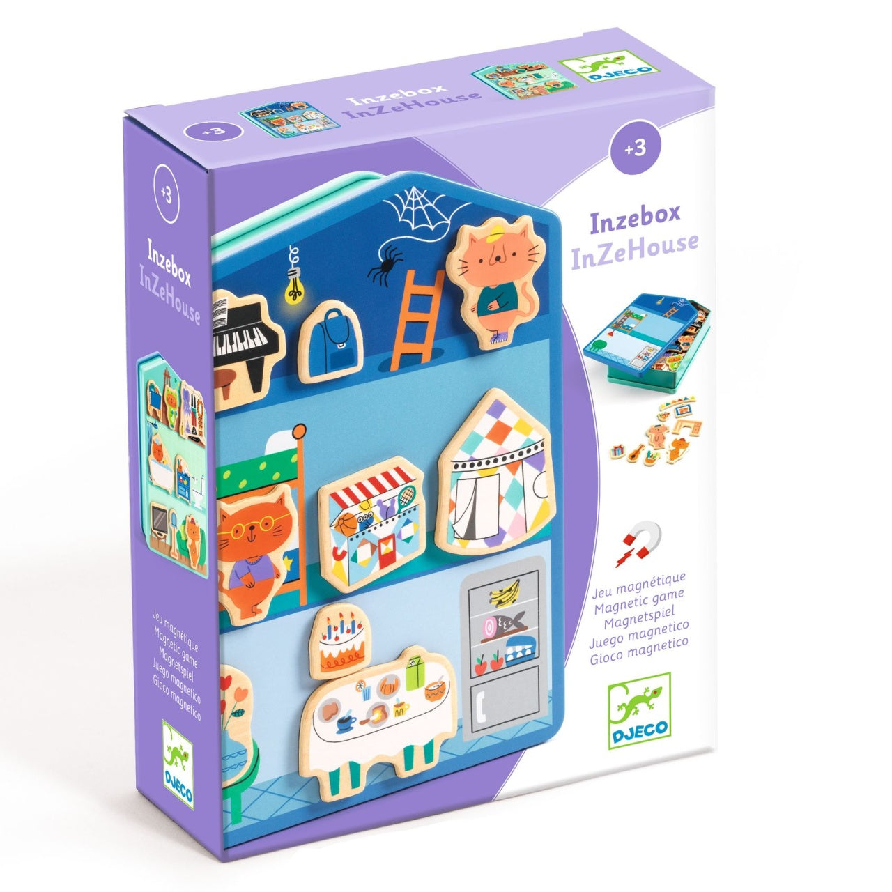 Joc cu magneti InZeHouse, Djeco - Imagine 1 [ps:1fef5e49-0f4c-4b81-a4b3-a73c5b16fa7a]