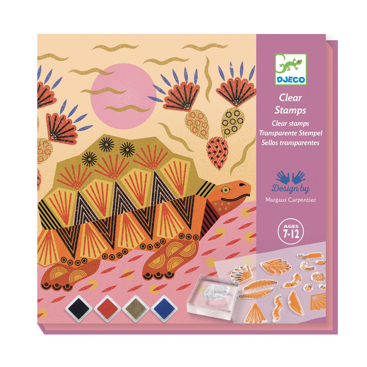 Joc creativ cu stampile Modele si animale, Djeco - Imagine 1 [ps:3b141c12-dd5a-43ba-9d95-d73824c9fbea]