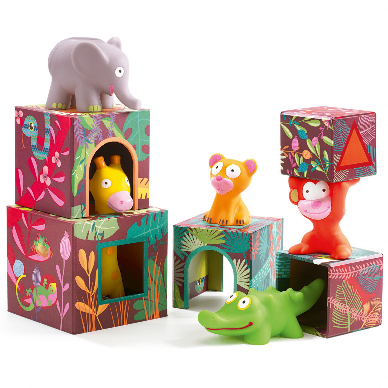 Joc de construit Maxi Topanijungle, Djeco - Imagine 1 [ps:1f3a8885-d032-4f65-97c8-82745e6cbfc3]