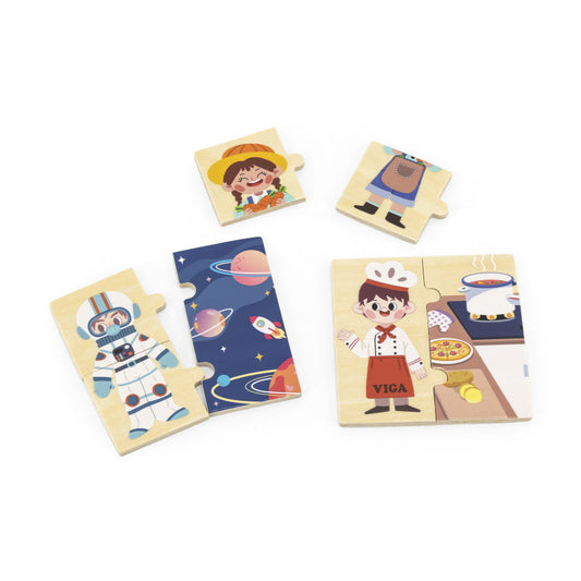 Puzzle Meserii, Viga - Imagine 1 [ps:c097890b-9429-4723-9af4-d714836799b5]