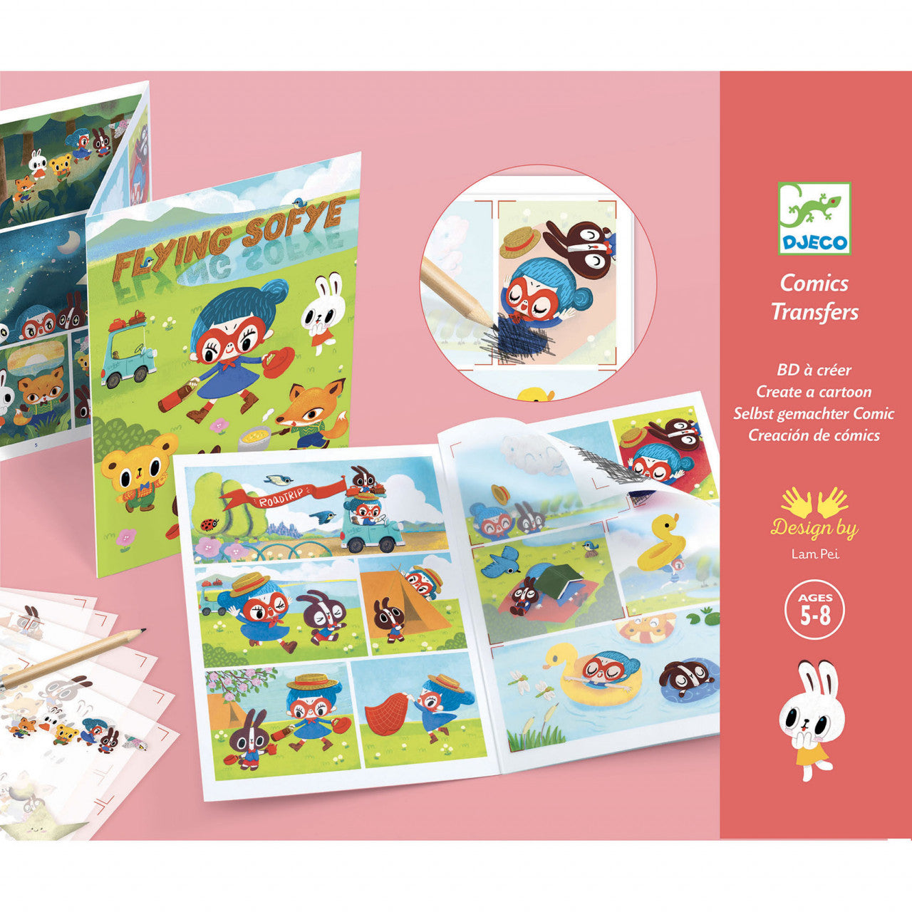 Joc creativ benzi animate Sofie, Djeco - Imagine 1 [ps:fe6dc2ca-72f0-4d83-ac37-2c34ada74a86]