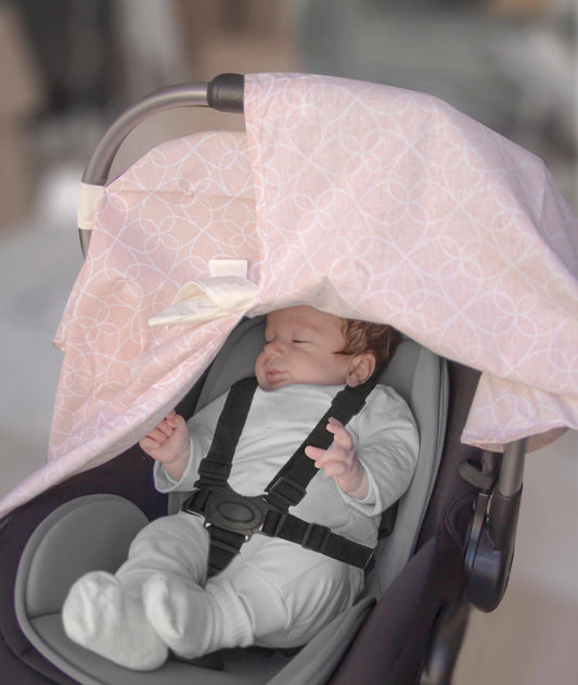 Protectie soare pentru scaun auto 0-13 kg (Culoare: - Roz [ps:e023db1e-3875-4492-bbc8-8239002e7623]