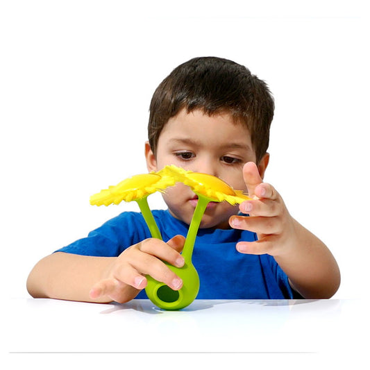 Jucărie Senzorială Sunny Brush Moluk - Periuță pentru Copii - Galben (1) [ps:3587207e-0c5b-4057-a930-aa3b3b676e19]