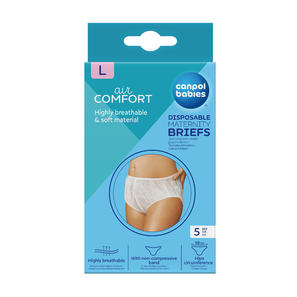 Canpol Babies Chiloti Postnatal Unica Folosinta L - 9/599 - Imagine 1 [ps:e6a7e344-bffe-4dd5-af2c-89a0373509c3]
