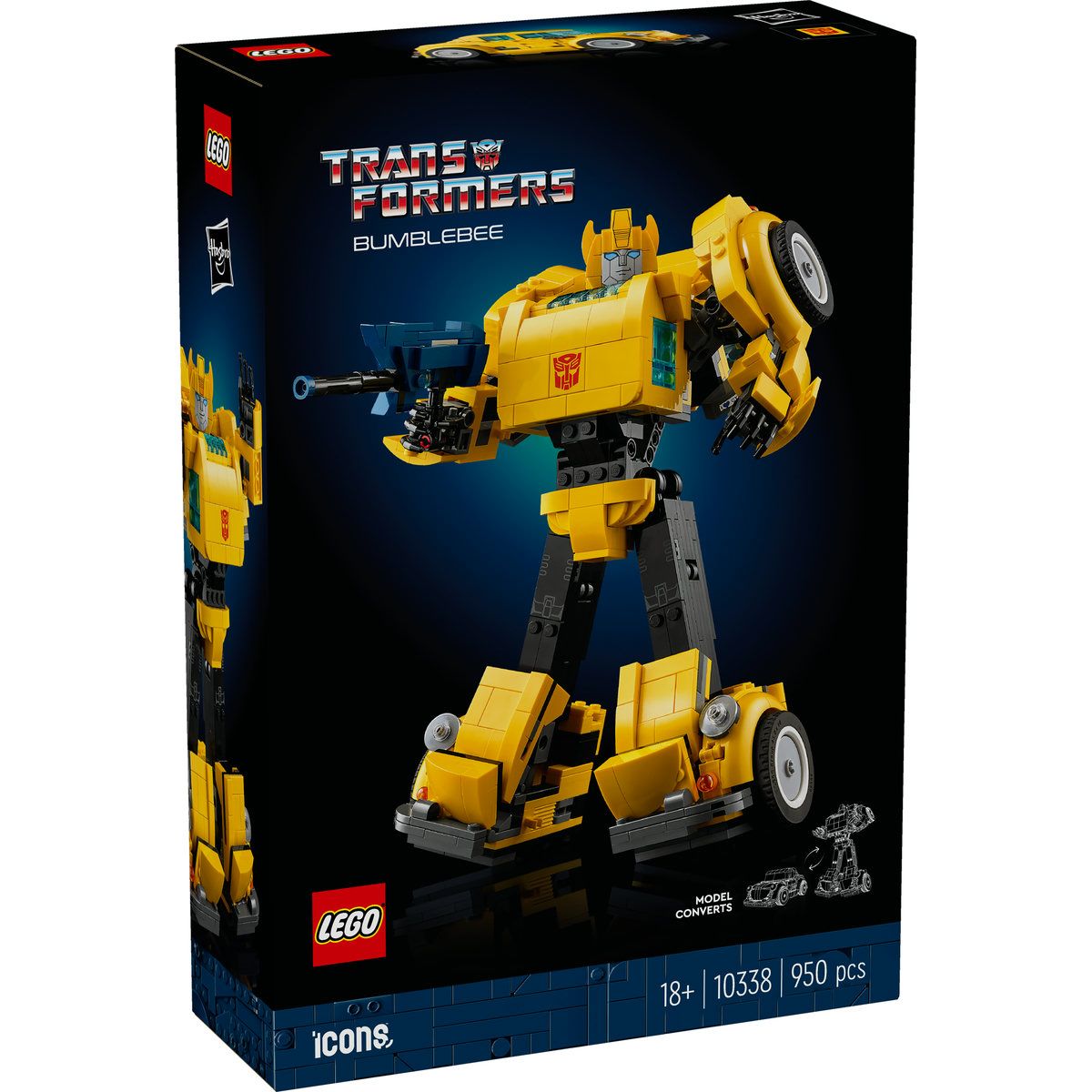 LEGO ICONS TRANSFORMERS BUMBLEBEE 10338 - Imagine 1 [ps:8d40f17a-192a-463d-aaa2-0cf0e8bb0316]