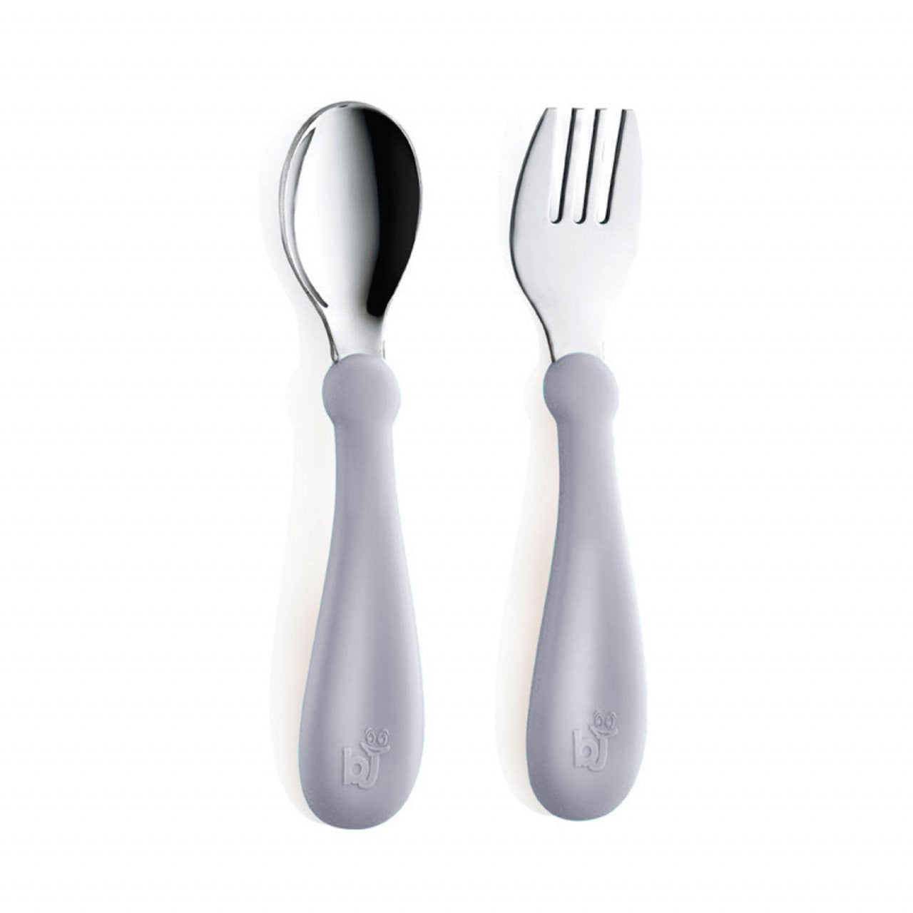 Set tacamuri din inox pentru copii BabyJem (Culoare: Gri) - Gri [ps:e78c5c25-2806-47a4-ab38-40519b0920cd]