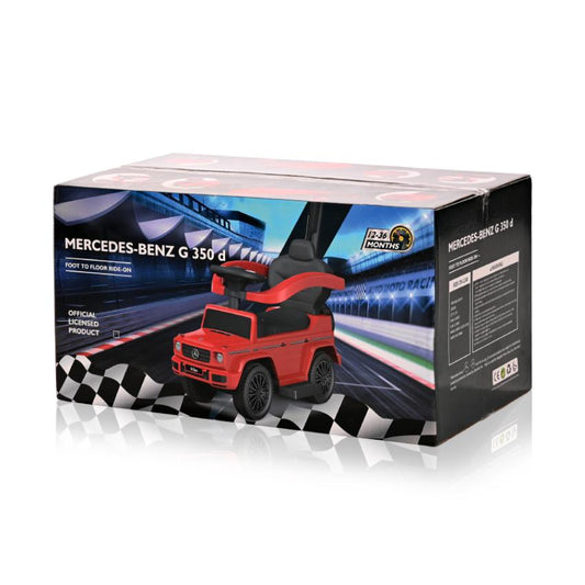 Mașinuță Teren Mercedes-Benz G350D Lorelli, Albă - Rosu (1) [ps:e5453d90-6c58-4590-9a44-5afdd4f183f8]