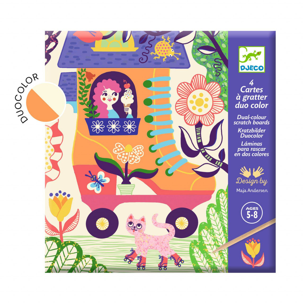 Joc creativ de razuit Casute trasnite, Djeco - Imagine 1 [ps:7f858430-fa0c-4f86-97ae-15f2f074c09b]