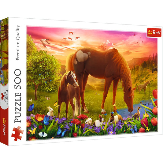 PUZZLE TREFL 500 CALUTII LA APUS - Imagine 1 [ps:6f18ec78-b22c-4f14-ad90-115dcdfd528a]