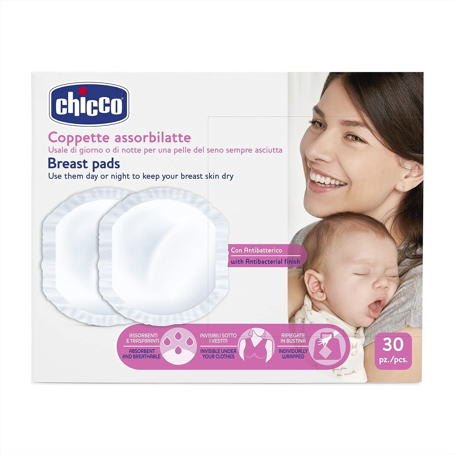 Tampoane san Chicco 30 buc - Default Title (1) [ps:6eb3d070-68e1-476b-bb58-688b0ba3a0a9]