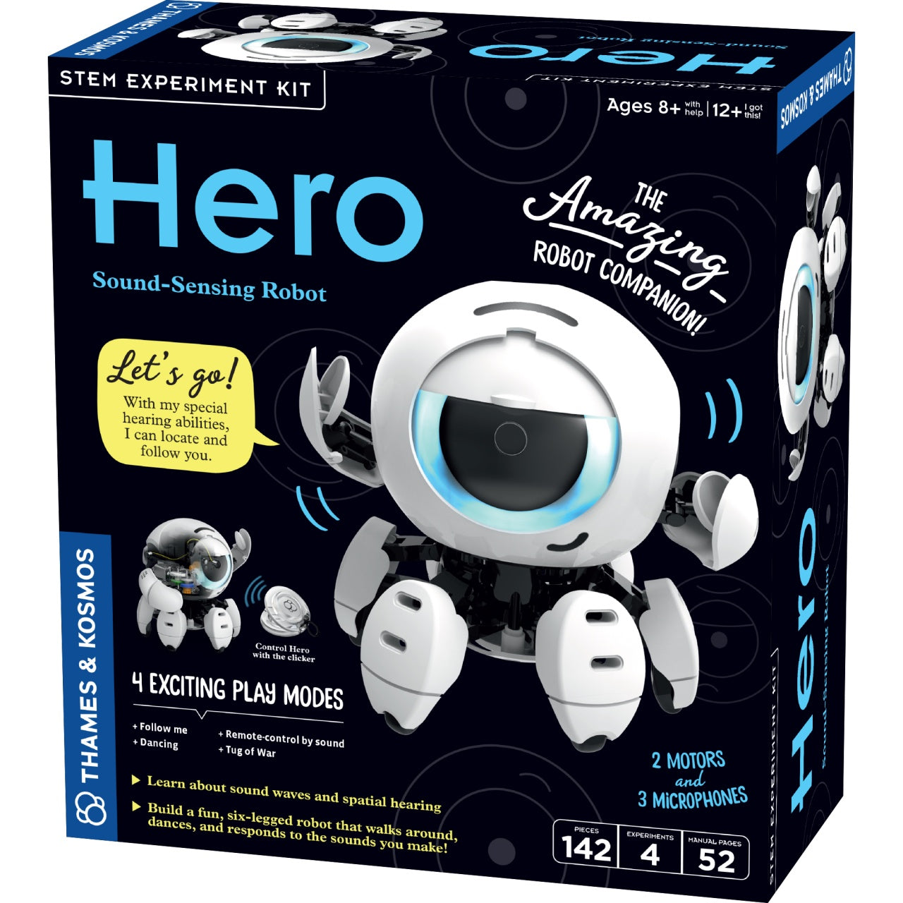 Kit STEM Robot cu detectare sonora, Thames & Kosmos - Imagine 1 [ps:a8e8a537-b21f-452e-8993-0ed9a6b20345]