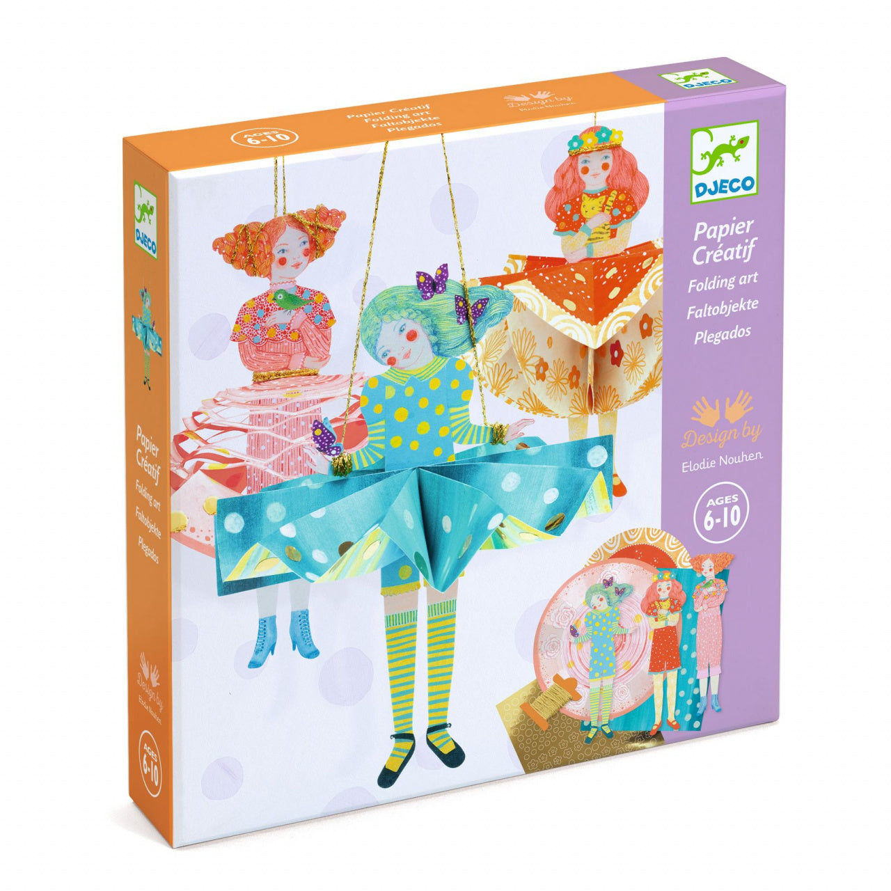 Atelier creativ Rochii din hartie, Djeco - Imagine 1 [ps:33f4b30f-a0c1-421d-8f8d-9cf844aa82e3]