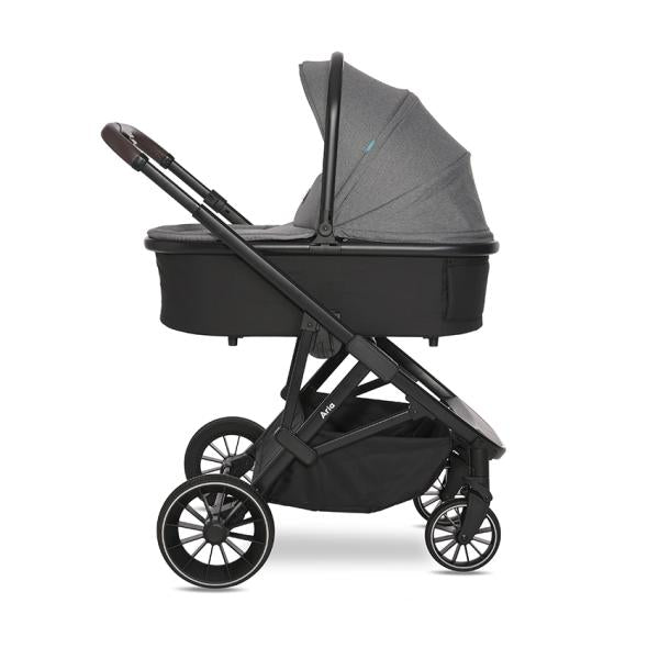 Cărucior Set 3 în 1 Lorelli Aria, Negru - Coșuleț Auto - Grey (1) [ps:93609c75-0416-4c36-9545-7195209b51ab]