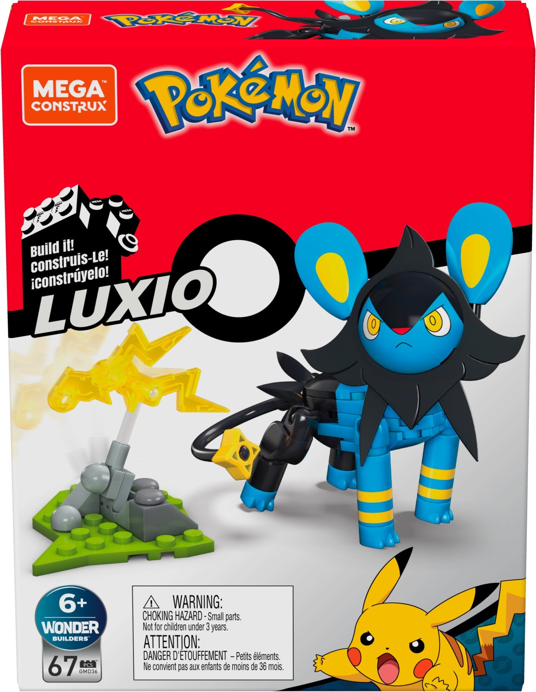 POKEMON MEGA CONSTRUX LUXIO Mattel - Imagine 1 [ps:2634ad77-684c-445d-a5eb-51a0fcc75ab2]